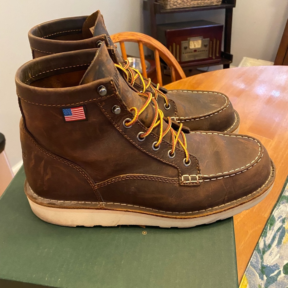 Danner Bull Run Brown Moc Toe 6”